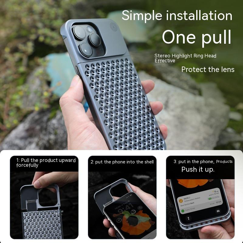 The Aero-Scent Pro | Aluminum Cooling & Aromatherapy Case for iPhone