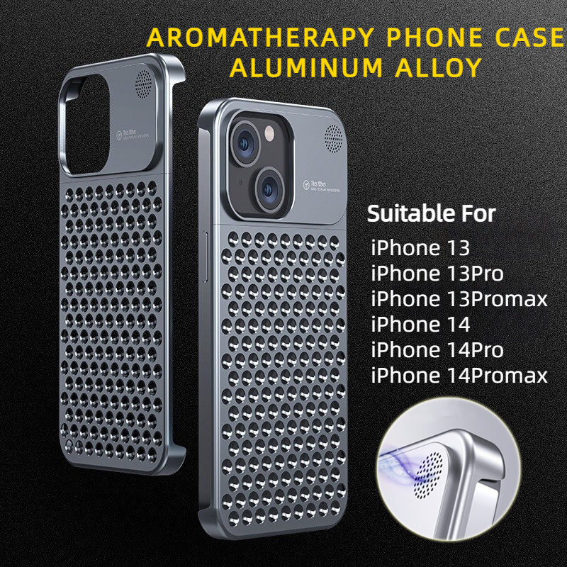 The Aero-Scent Pro | Aluminum Cooling & Aromatherapy Case for iPhone