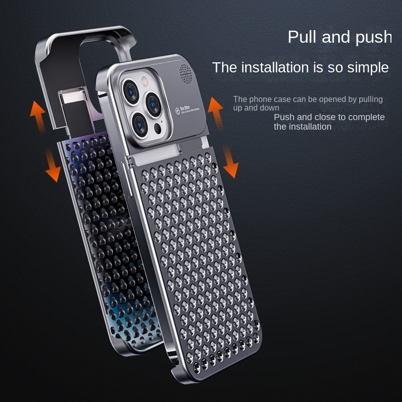 The Aero-Scent Pro | Aluminum Cooling & Aromatherapy Case for iPhone