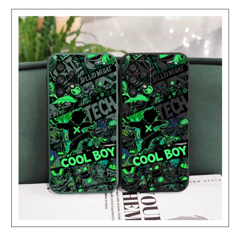Street Art Graffiti "Cool Guy" Case – Hybrid Slim Protection for Samsung Galaxy A-Series