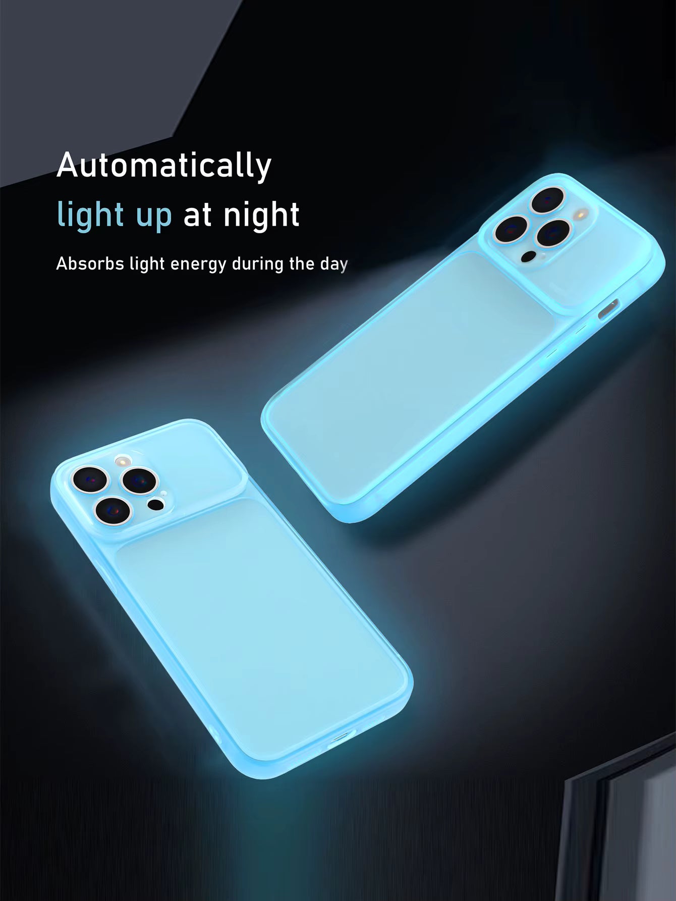 Luminous Glow: Neon Glow-in-the-Dark Case for iPhone Pro Max