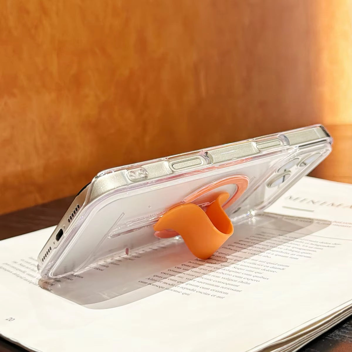 Ultra-Clear Magnetic Card Suite – Heavy Duty Shockproof Case with Built-in Bracket for iPhone 17/16/15/14/13 Series