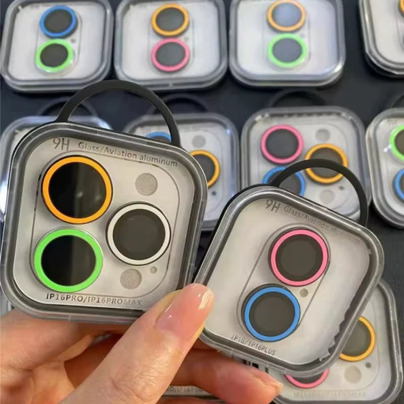 The Nebula Glow | Luminous Ceramic Camera Lens Protectors for iPhone 17 - 12