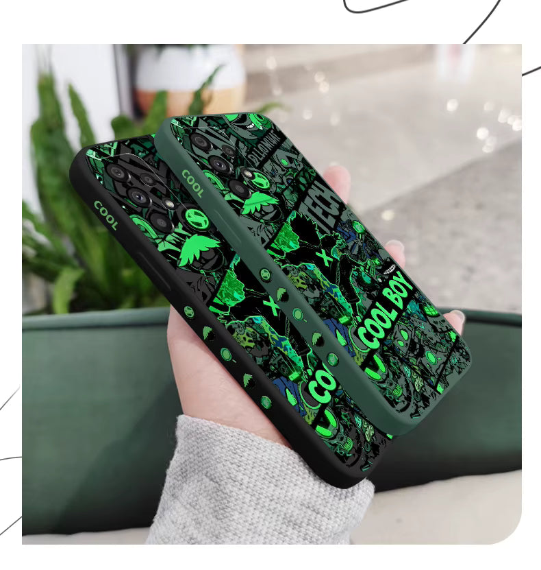 Street Art Graffiti "Cool Guy" Case – Hybrid Slim Protection for Samsung Galaxy A-Series