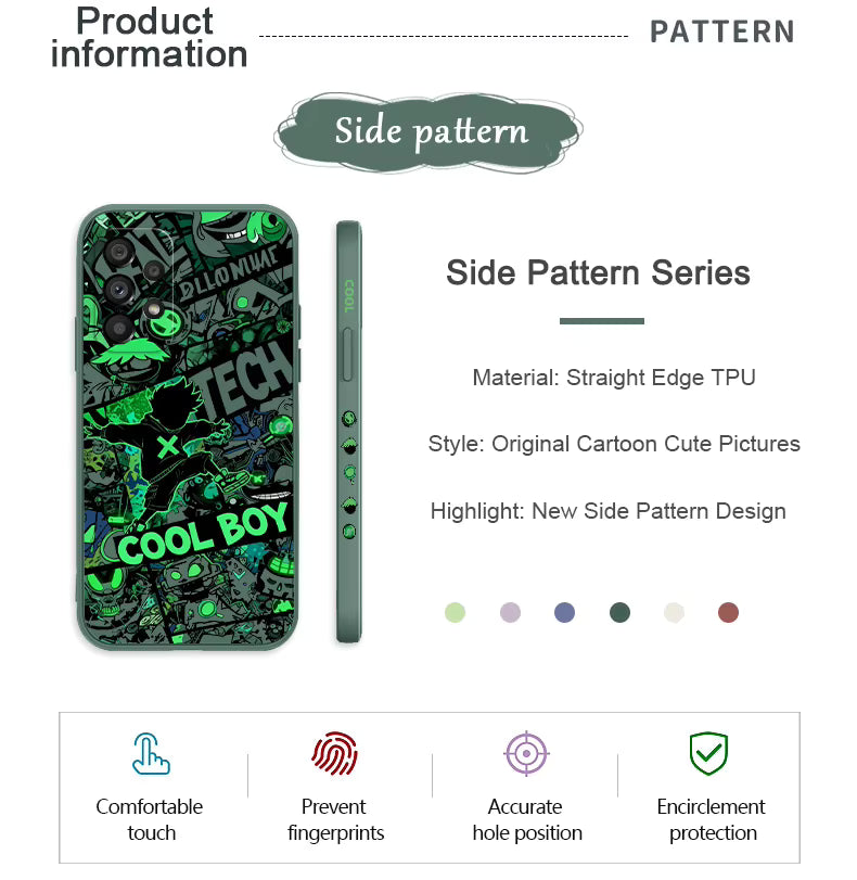 Street Art Graffiti "Cool Guy" Case – Hybrid Slim Protection for Samsung Galaxy A-Series