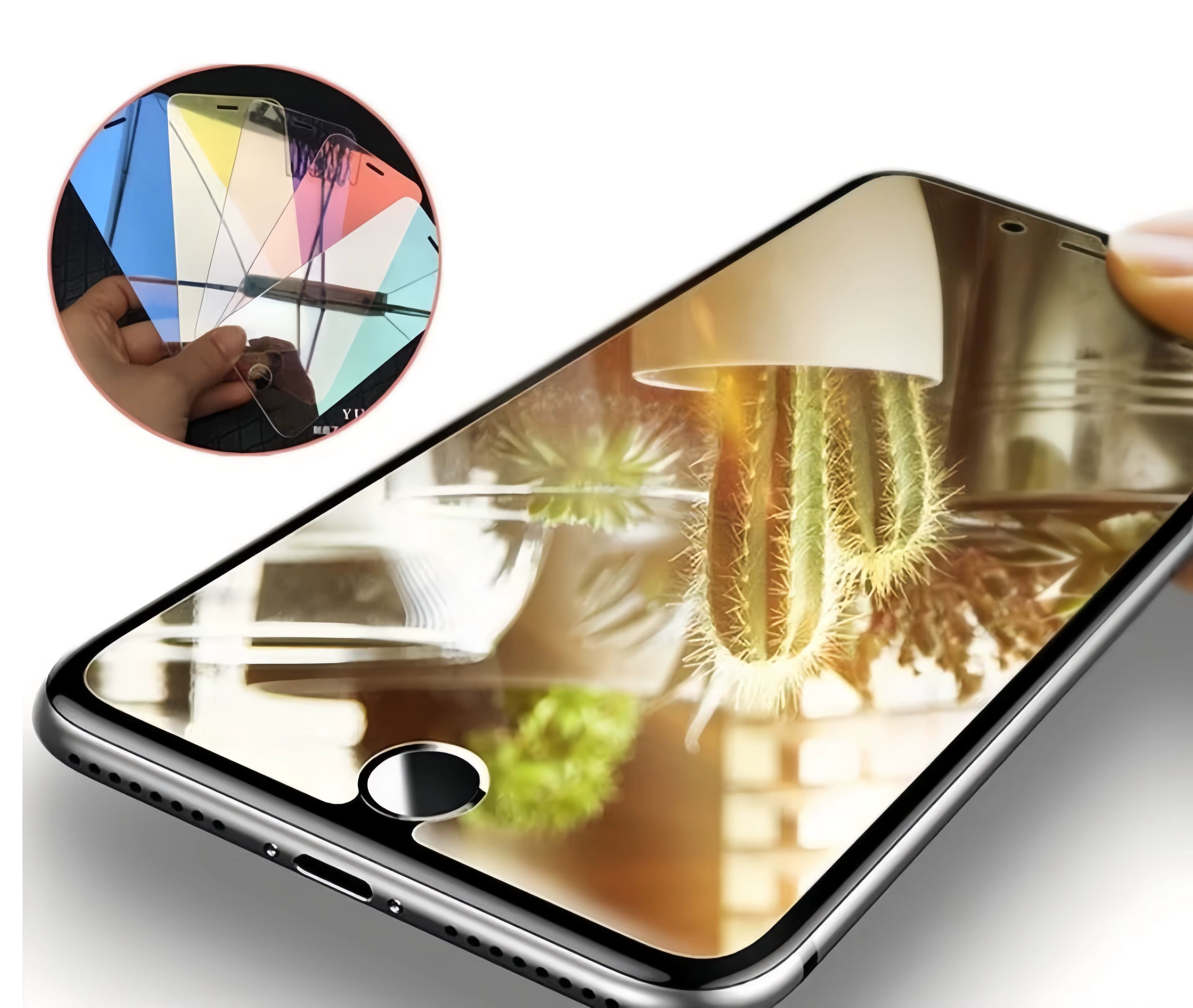 8D Mirror Tempered Glass Screen Protector iPhone
