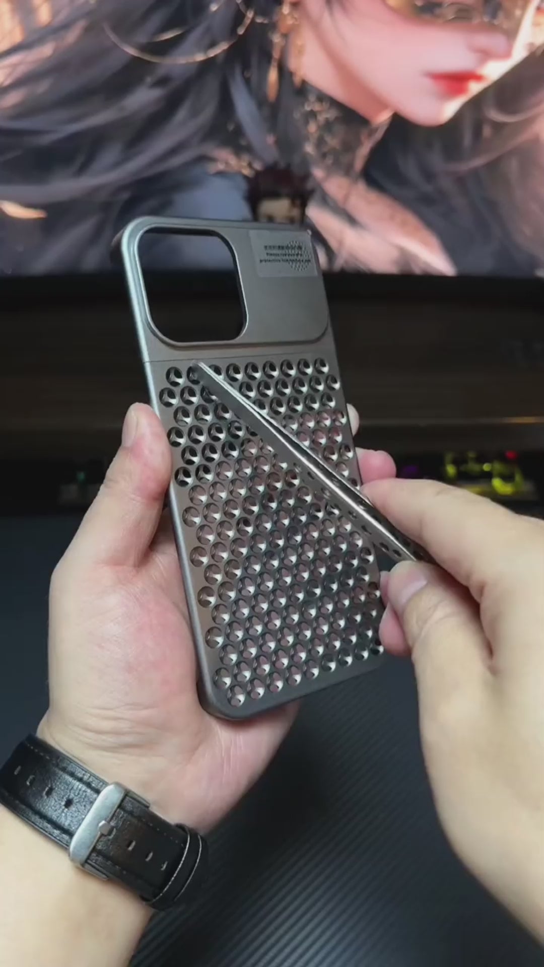 The Aero-Scent Pro | Aluminum Cooling & Aromatherapy Case for iPhone