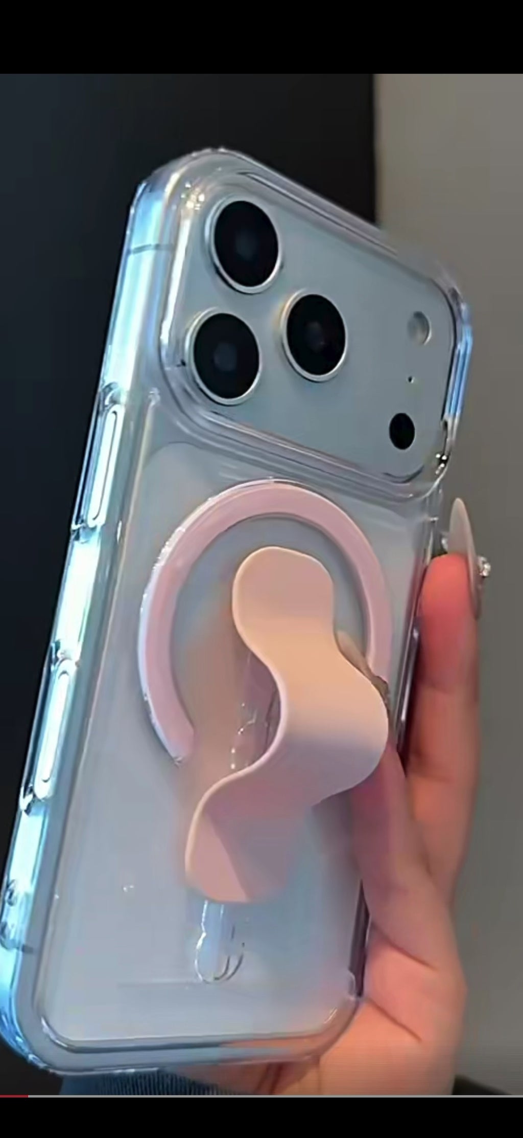 Ultra-Clear Magnetic Card Suite – Heavy Duty Shockproof Case with Built-in Bracket for iPhone 17/16/15/14/13 Series